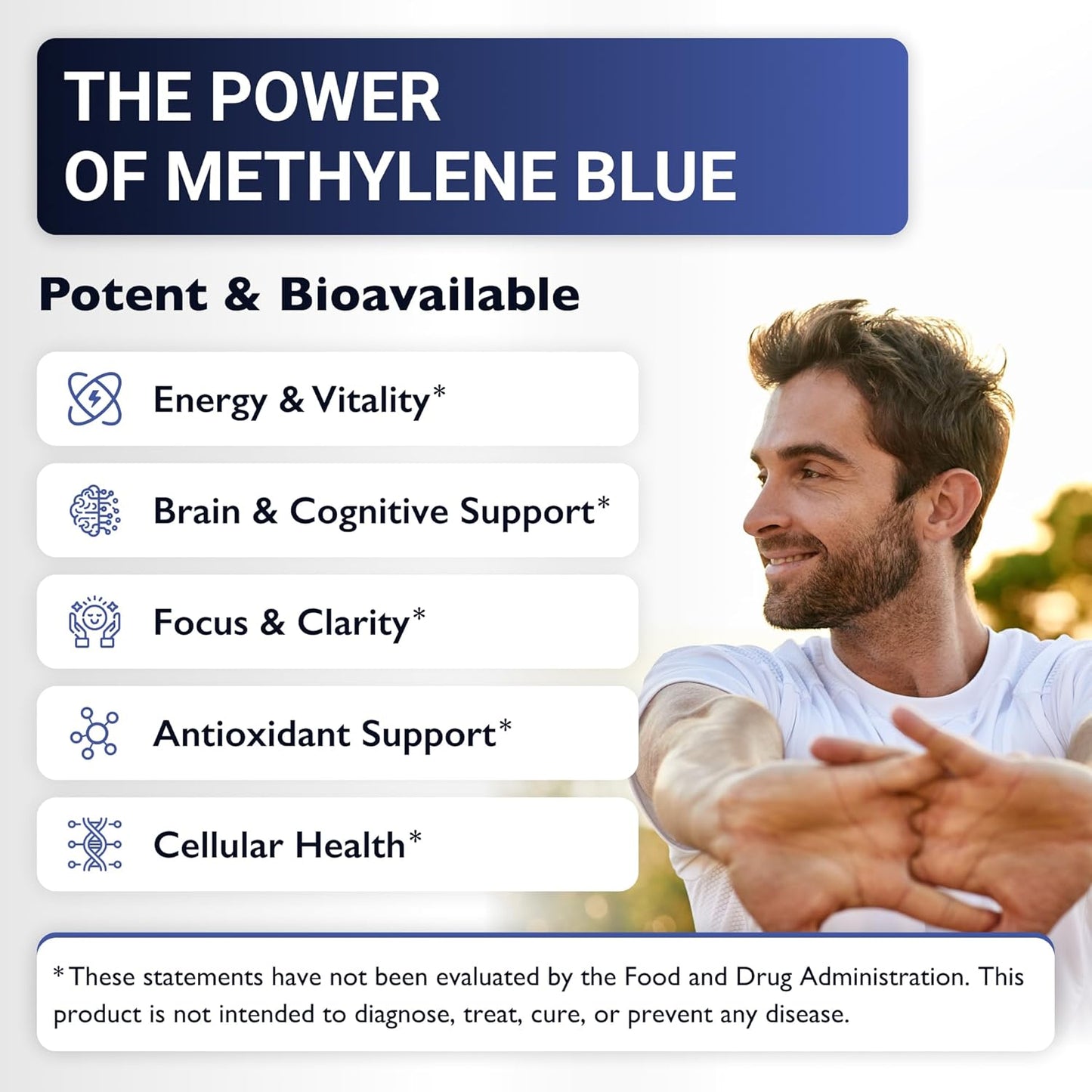 Blonde Provisions Methylene Blue Drops – Cognitive & Mitochondrial Support | Pharmaceutical-Grade Solution