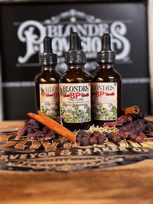 Blonde Provisions BP Tincture – Herbal Blood Pressure Support | Heart Health & Circulation Formula