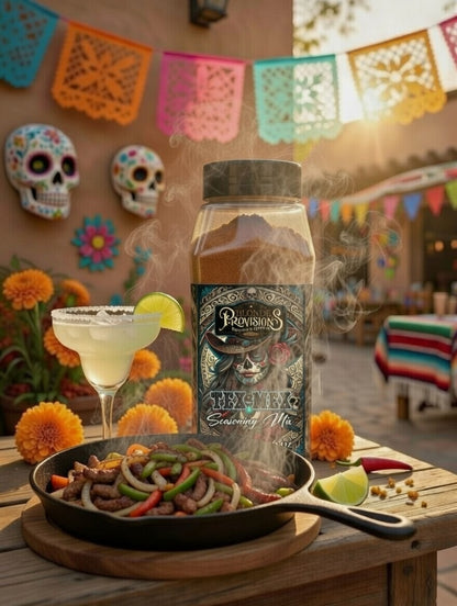 Blonde Provisions Artisan Seasoning Mixes – Beef, Pork & Chicken, Tex-Mex | Small Batch, Fresh Ingredients | 4oz & 16oz