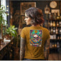 Cereal Killer Tarot Skeleton Skull Lotería Style T-Shirt | Blonde Provisions LLC