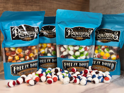 Blonde Provisions Freeze-Dried Skittles – Assorted Flavors (6 oz Bag)