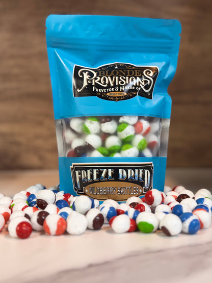 Blonde Provisions Freeze-Dried Skittles – Assorted Flavors (6 oz Bag)
