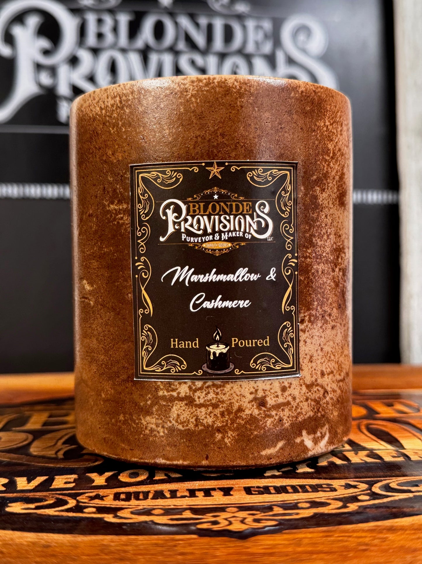 Blonde Provisions Essential Oil Candles – Beeswax & Soy Blend with Plantable Wildflower Dust Cover