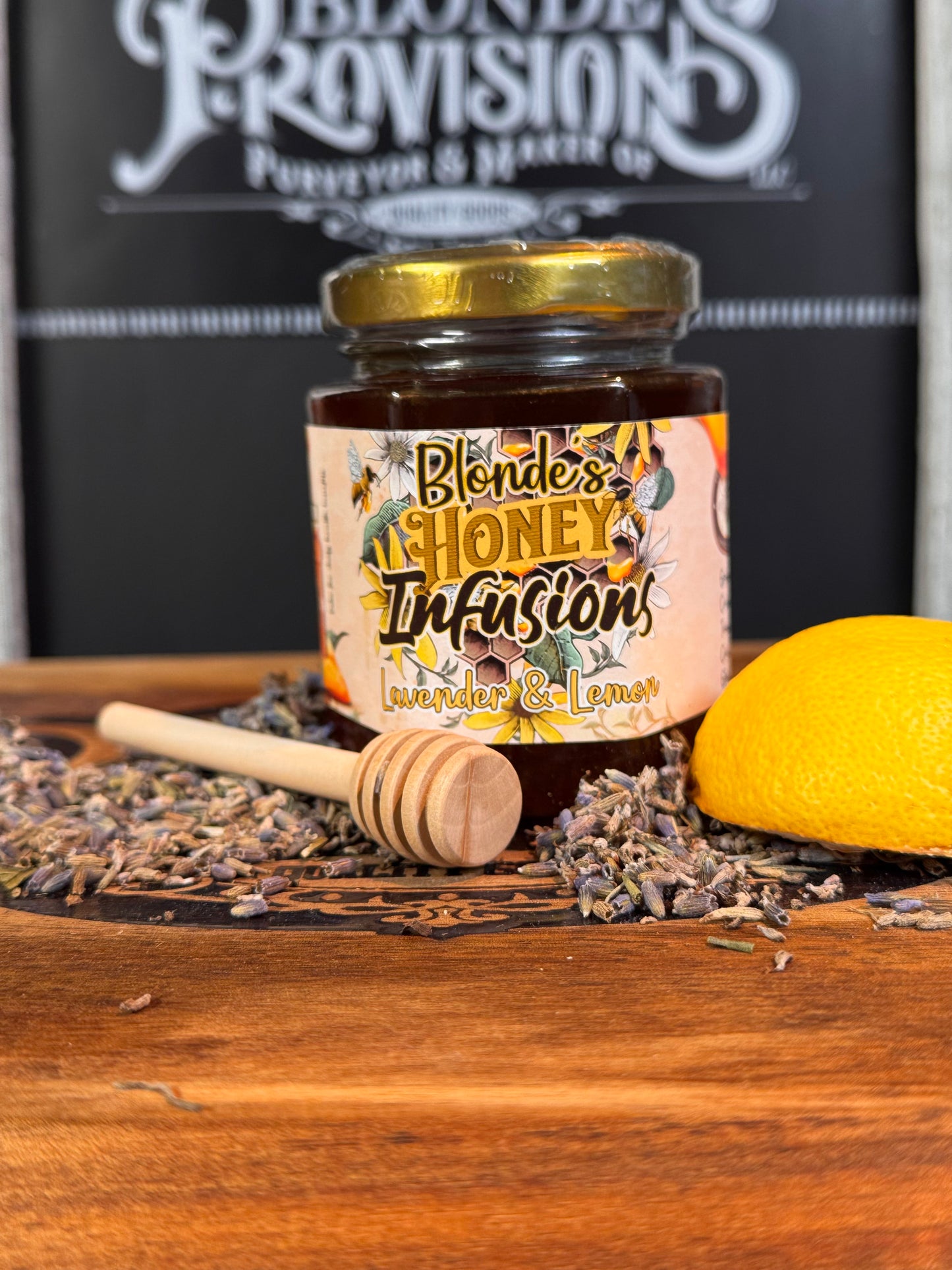 Blonde Provisions Texas Honey Infusions – Assorted Flavors (6 oz Jar)