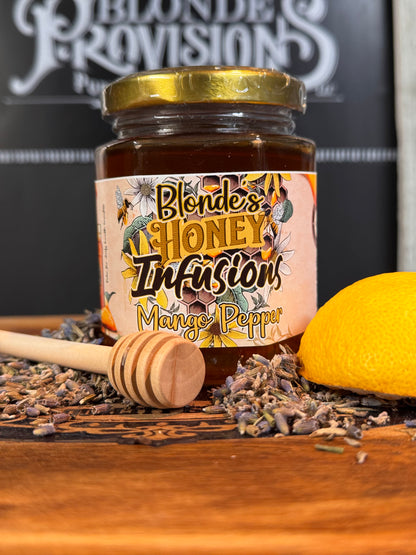 Blonde Provisions Texas Honey Infusions – Assorted Flavors (6 oz Jar)