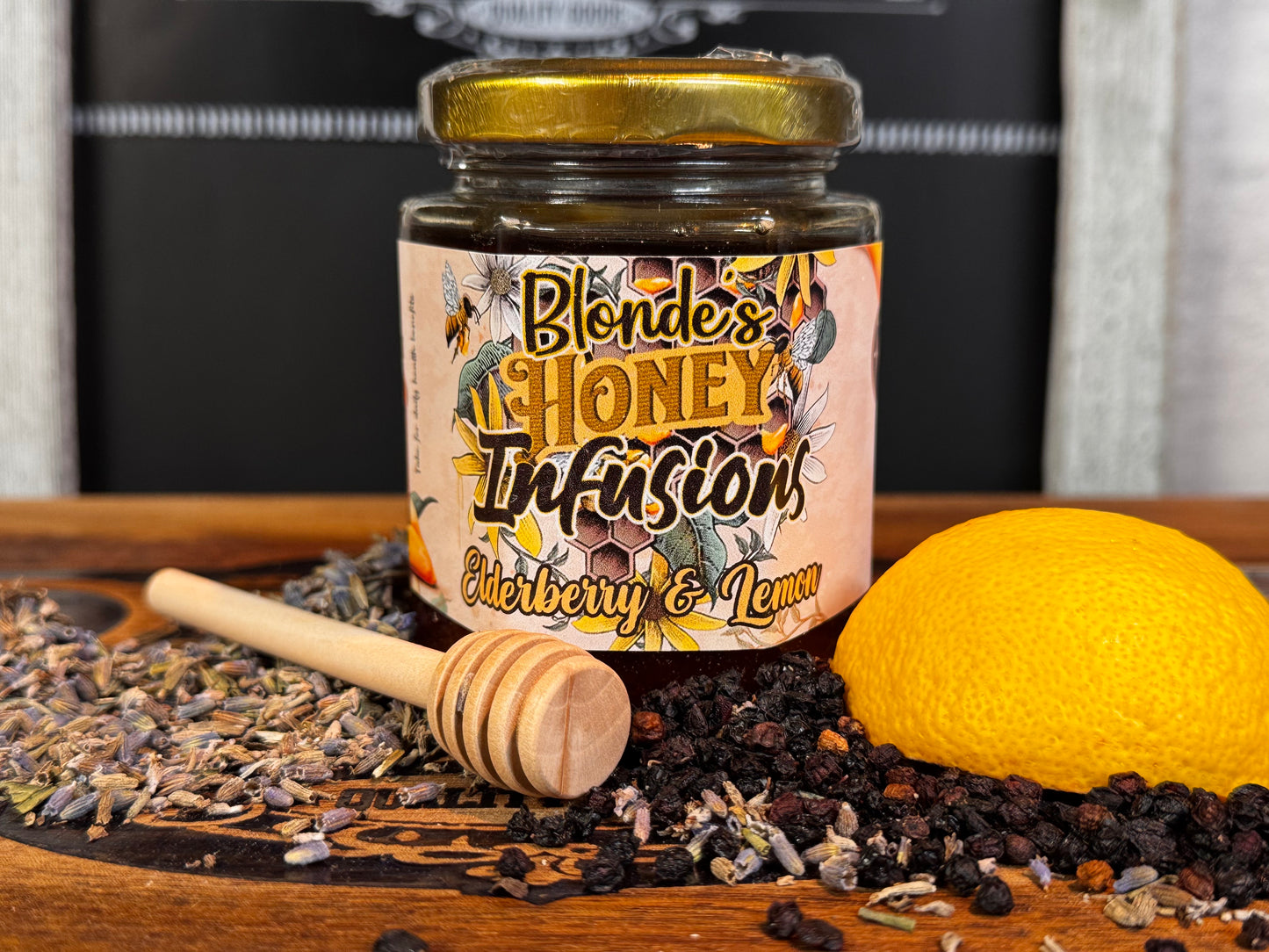 Blonde Provisions Texas Honey Infusions – Assorted Flavors (6 oz Jar)