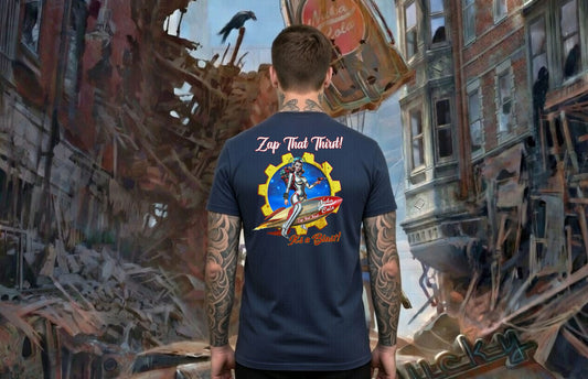 Nuka-Cola Pinup Rocket Girl T-Shirt | Fallout Vintage Tee - Blonde Provisions