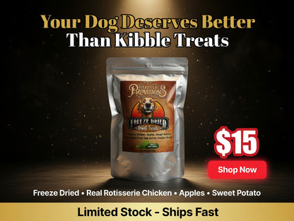 Freeze Dried Dog Treats – Rotisserie Chicken, Apples, Sweet Potato & Egg | 100% Natural – $15