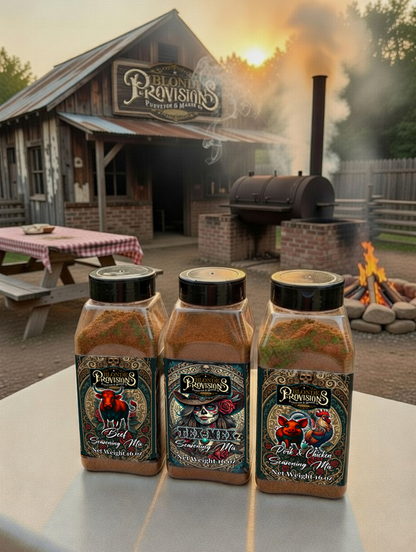 Blonde Provisions Artisan Seasoning Mixes – Beef, Pork & Chicken, Tex-Mex | Small Batch, Fresh Ingredients | 4oz & 16oz